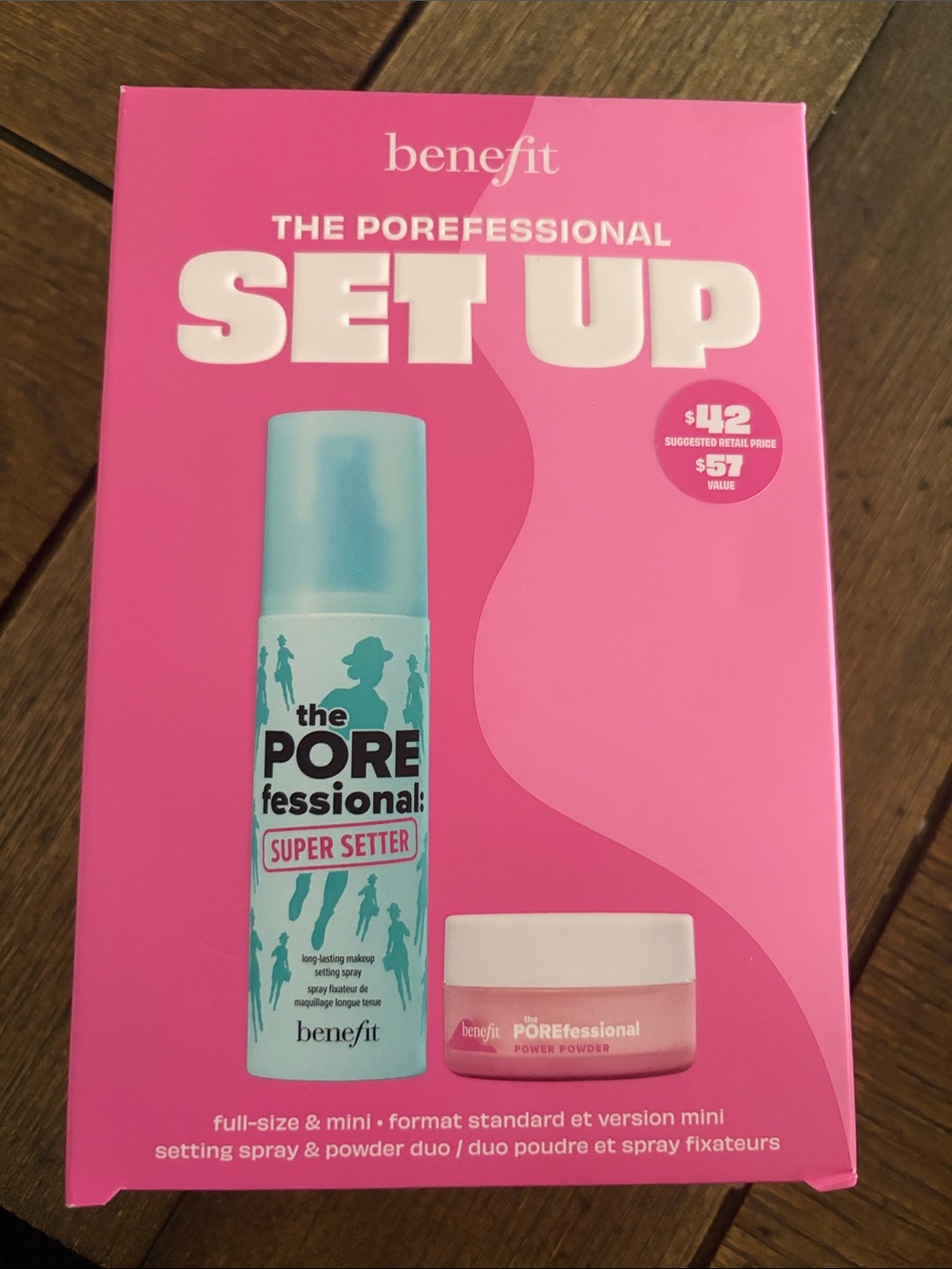 Benefit Pink SET UP Porefessional Spray & Powder Duo